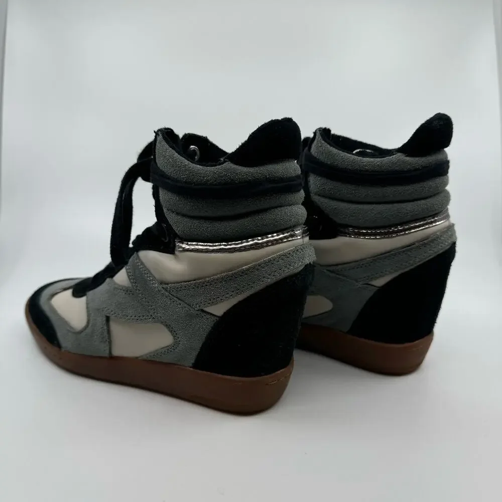 Bronx Hotsee high-top wedge sneakers trainers Y2K size 37